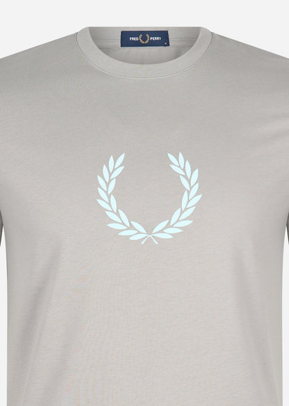 Fred Perry T-shirts  Laurel wreath graphic t-shirt - limestone 