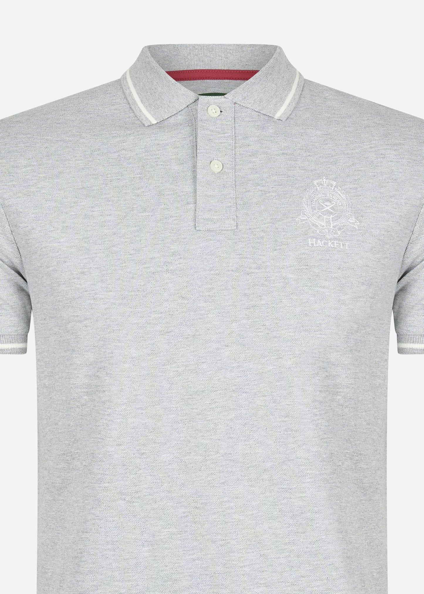 Hackett London Polo's  Heritage logo polo - grey marl 