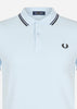 Fred Perry Polo's  Twin tipped fred perry shirt - light ice 