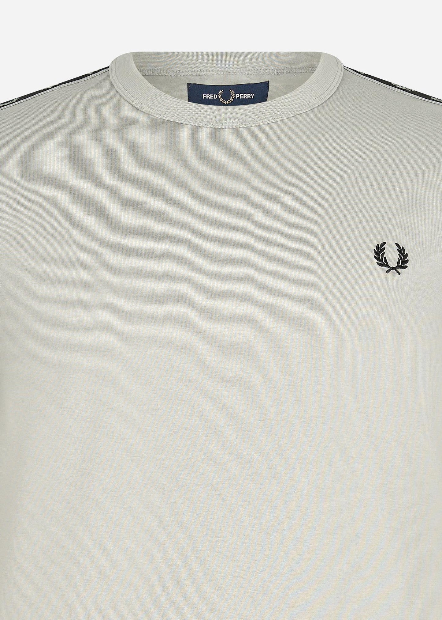 Fred Perry T-shirts  Contrast tape ringer t-shirt - limestone black 