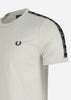 Fred Perry T-shirts  Contrast tape ringer t-shirt - limestone black 