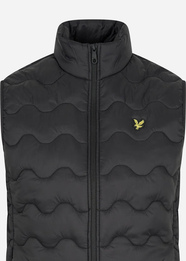 Lyle & Scott Bodywarmers  Crest quilted gilet - jet black 