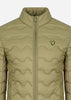 Lyle & Scott Jassen  Crest quilted jacket - seaweed 