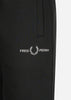 Fred Perry Korte Broeken  Embroidered sweat short - black 