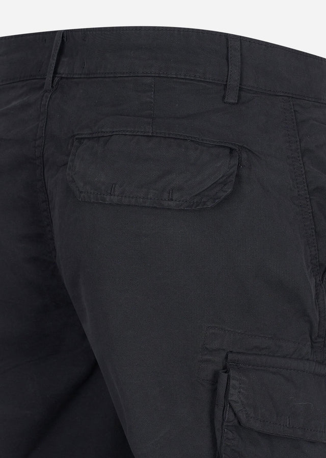 Lyle & Scott Korte Broeken  Wembley cargo short - jet black 
