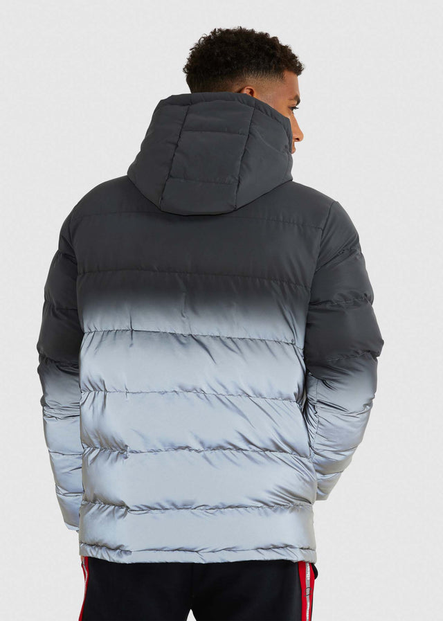 Ellesse Jassen  Pilazzo oh jacket - black silver reflective 