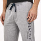 Hackett London Broeken  Terry logo joggers - light grey marl 