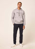 Hackett London Hoodies  Logo hoodie - light grey marl 