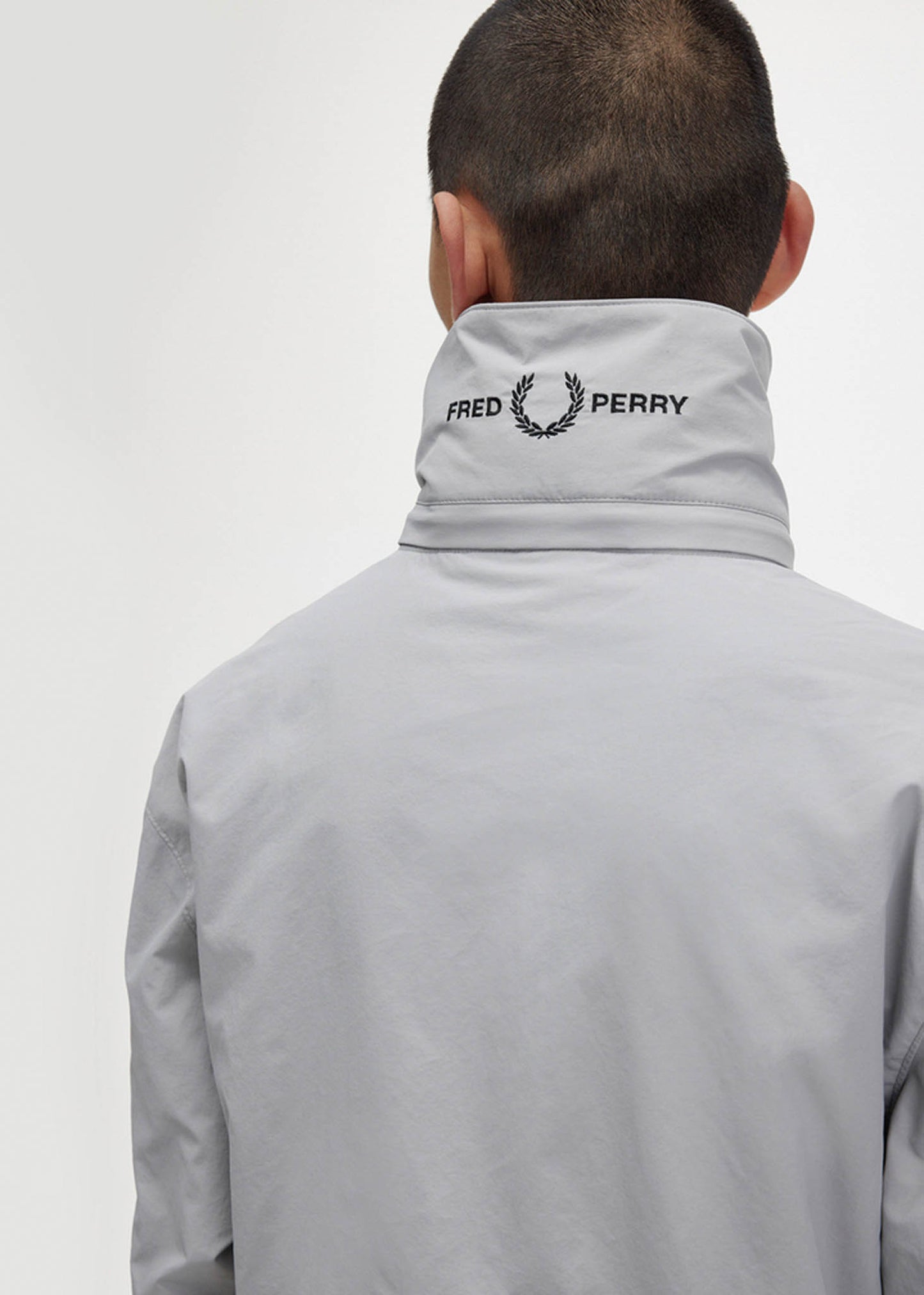 Fred Perry Jassen  Patch pocket zip through jacket - limestone 
