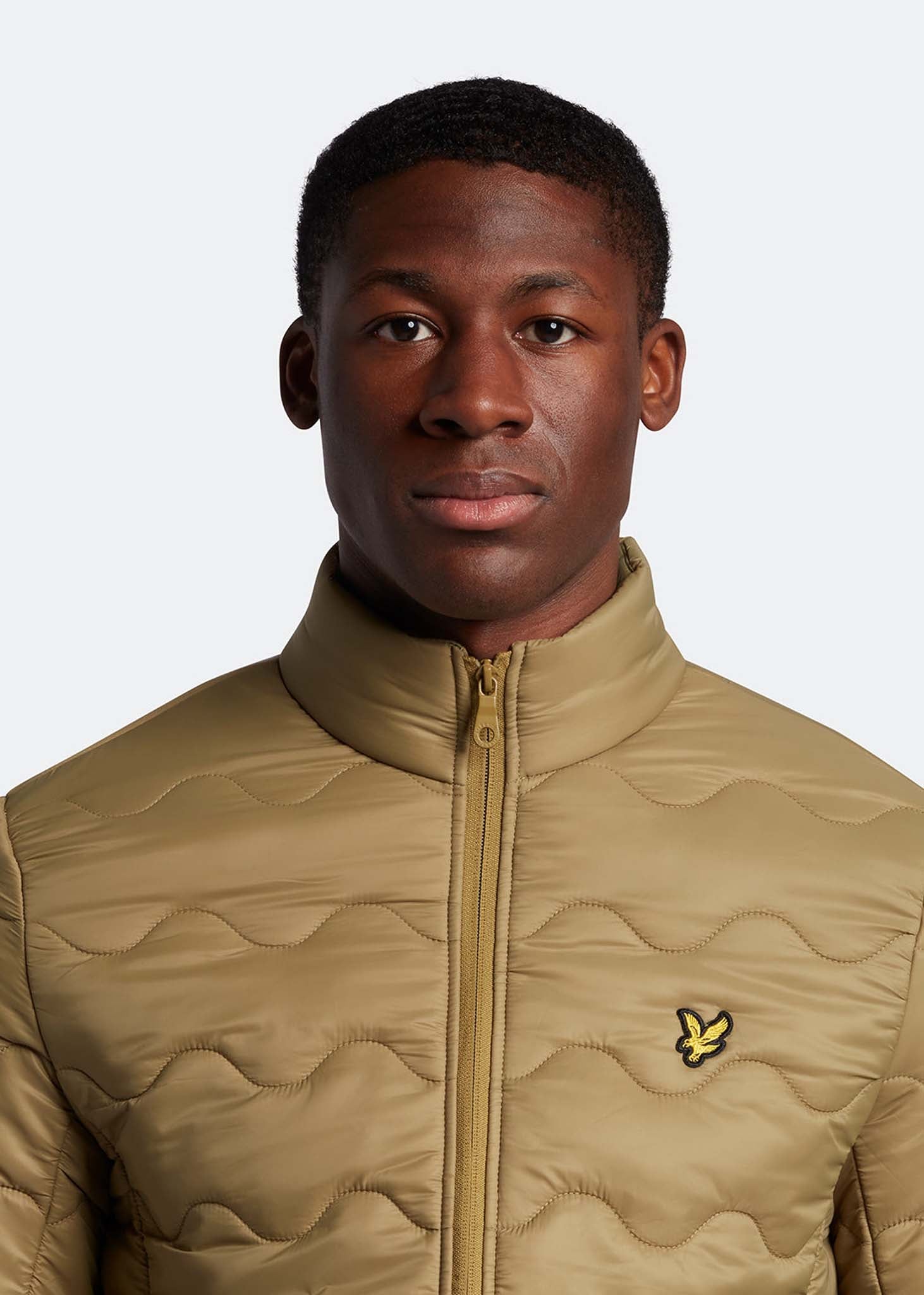 Lyle & Scott Jassen  Crest quilted jacket - seaweed 