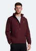 Lyle & Scott Jassen  Zip through hooded jacket - burgundy 