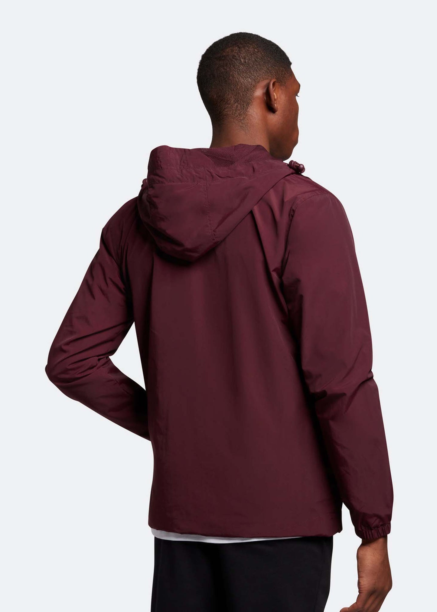 Lyle & Scott Jassen  Zip through hooded jacket - burgundy 