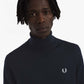 Fred Perry Truien  Roll neck jumper - navy 