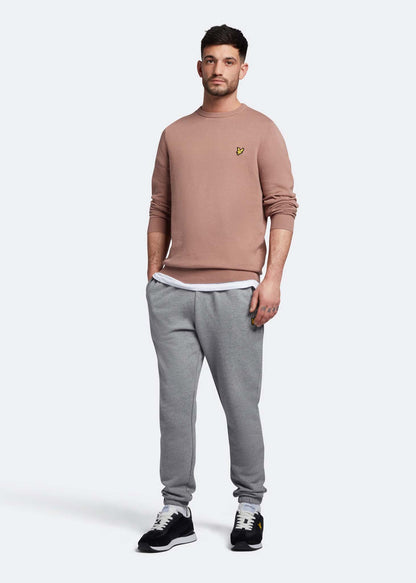 Lyle & Scott Truien  Cotton crew neck jumper - hutton pink 