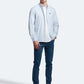 Lyle & Scott Overhemden  LS slim fit gingham shirt - light blue white 