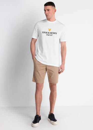 Lyle & Scott Korte Broeken  Chino short - stone 