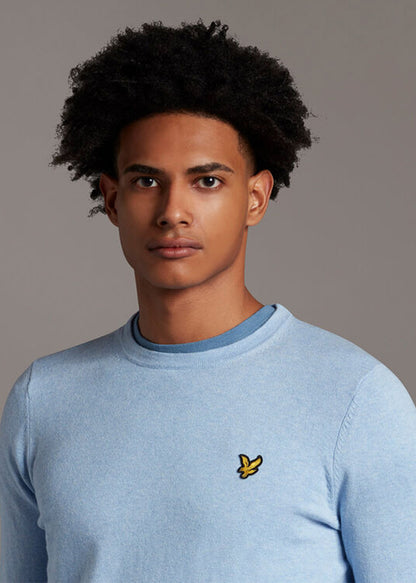 Lyle & Scott Truien  Merino crew jumper - pool blue 