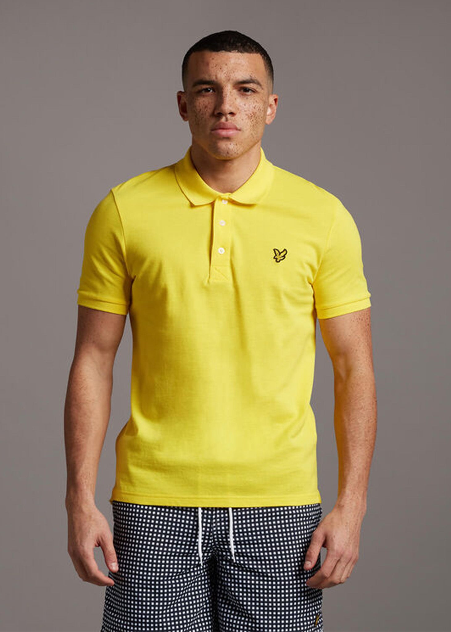 Lyle & Scott Polo's  Plain polo shirt - buttercup yellow 