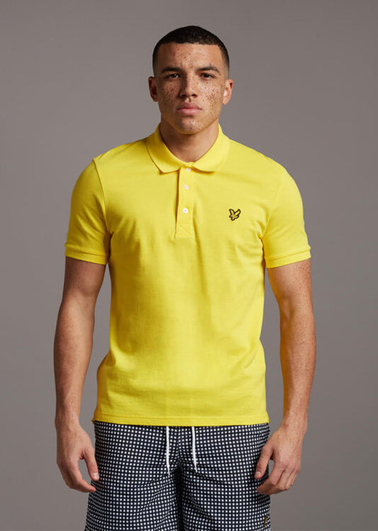 Lyle & Scott Polo's  Plain polo shirt - buttercup yellow 