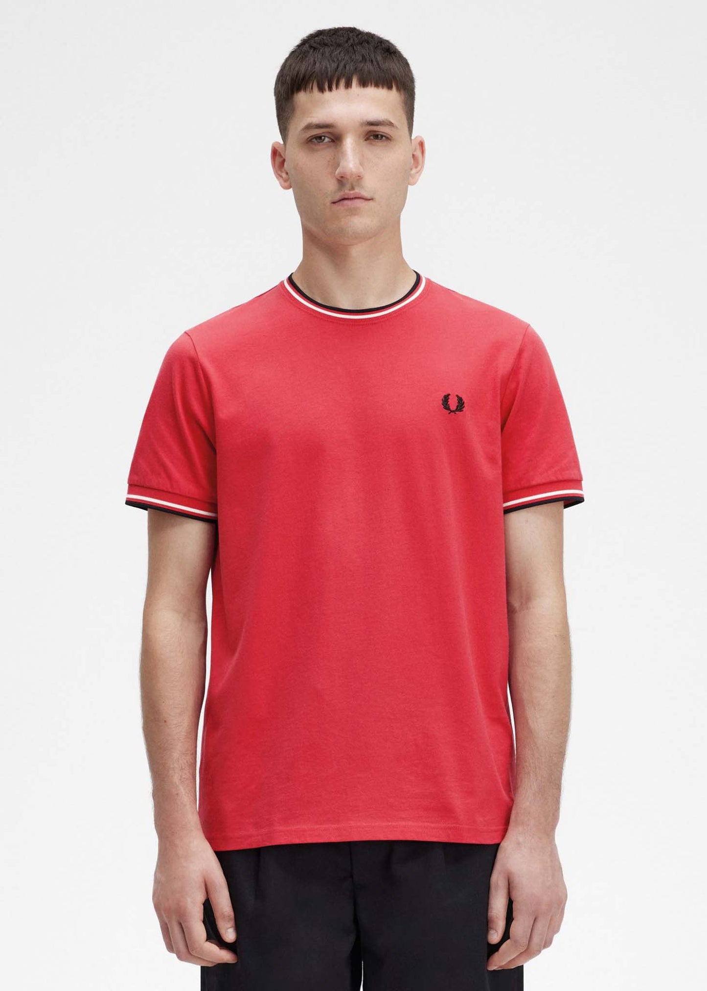 Fred Perry T-shirts  Twin tipped t-shirt - washed red 