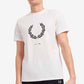 Fred Perry T-shirts  Print registration t-shirt - snow white 