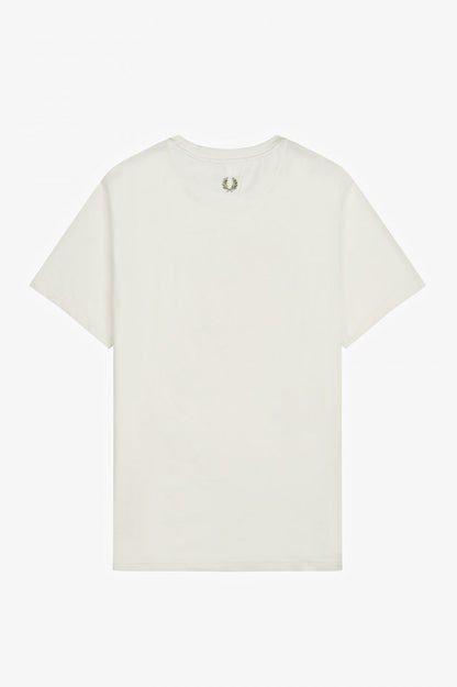 Fred Perry T-shirts  Laurel wreath graphic t-shirt q2 - snow white 