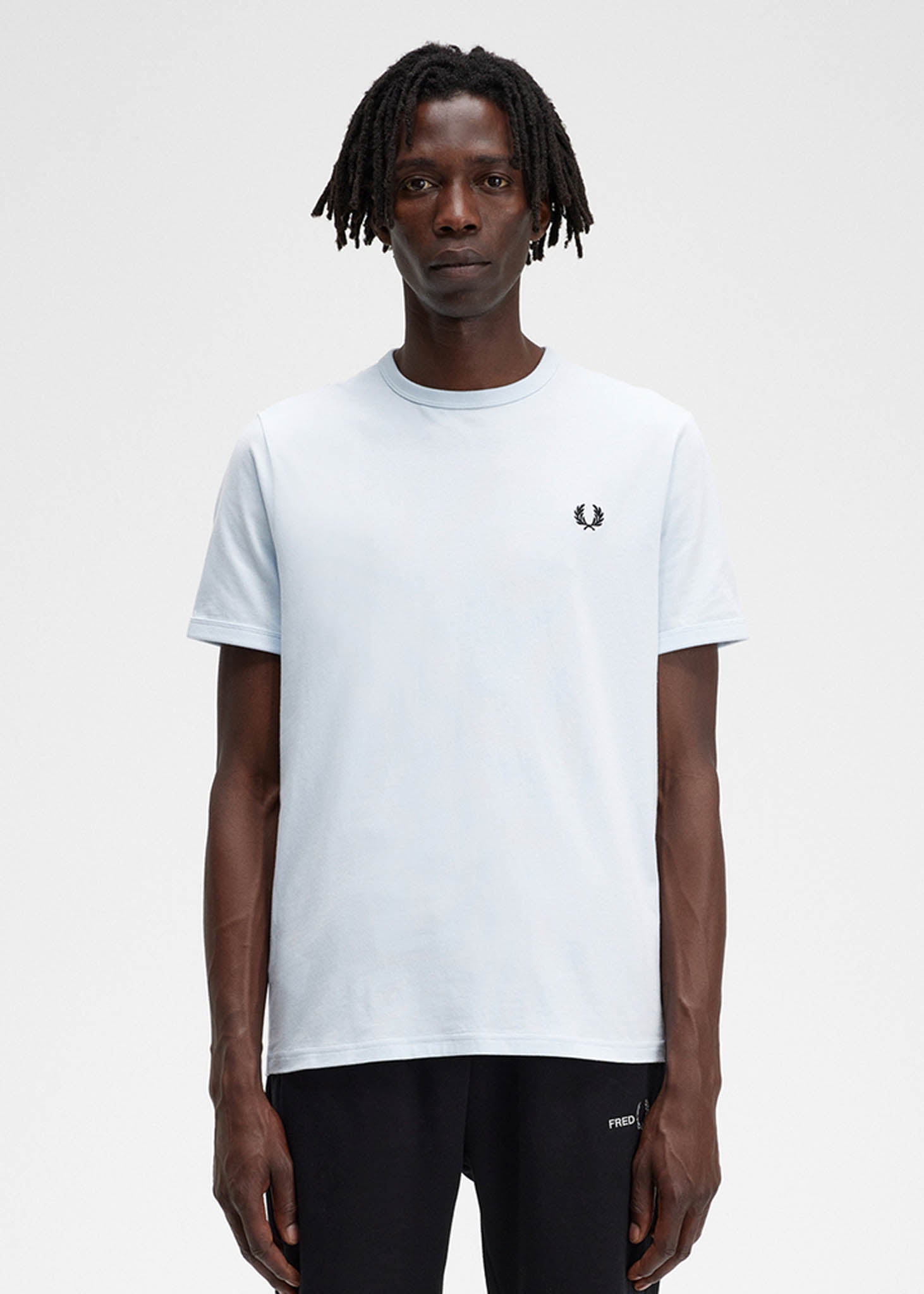 Fred Perry T-shirts  Ringer t-shirt - light ice 