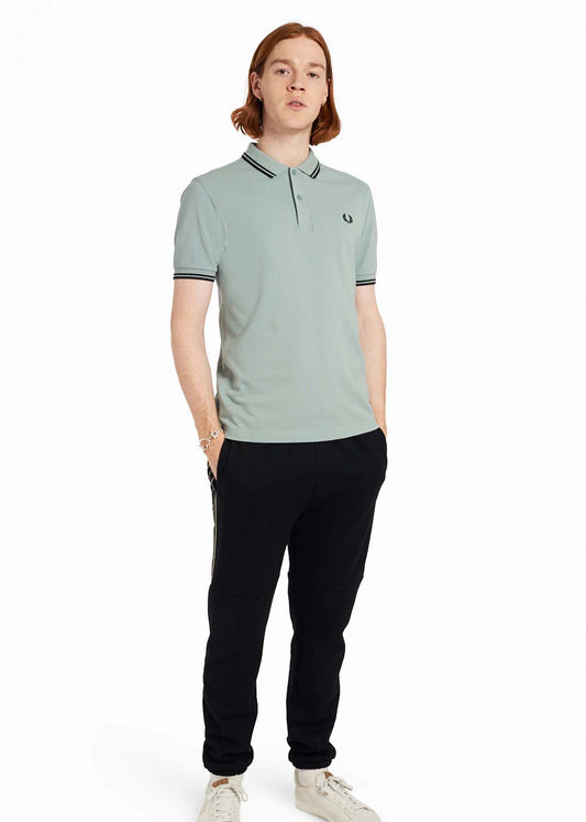 Fred Perry Polo's  Twin tipped fred perry shirt - silver blue black 