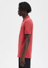 Fred Perry Polo's  Twin tipped fred perry shirt - washed red snow white black 