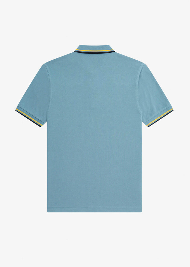 Fred Perry Polo's  Twin tipped fred perry shirt - ash blue golden hour navy 