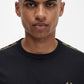 Fred Perry T-shirts  Contrast tape ringer t-shirt - black black 