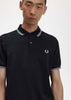 Fred Perry Polo's  Back graphic polo shirt - black 