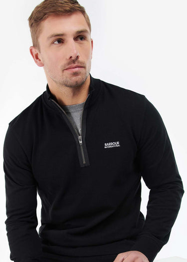 Barbour International Truien  Beaker half zip - black 