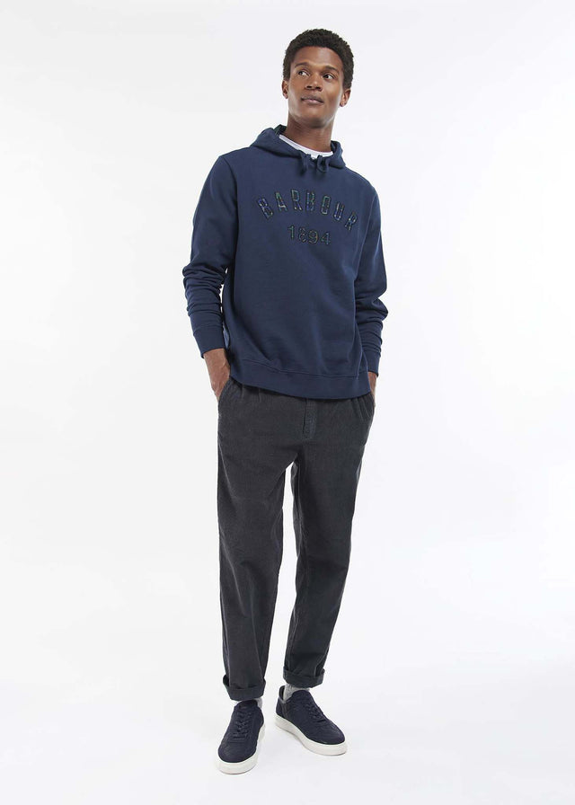 Barbour Hoodies  Affiliate popover hoodie - navy 