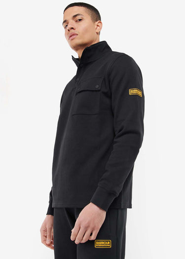 Barbour International Truien  Lever funnel sweat - black 