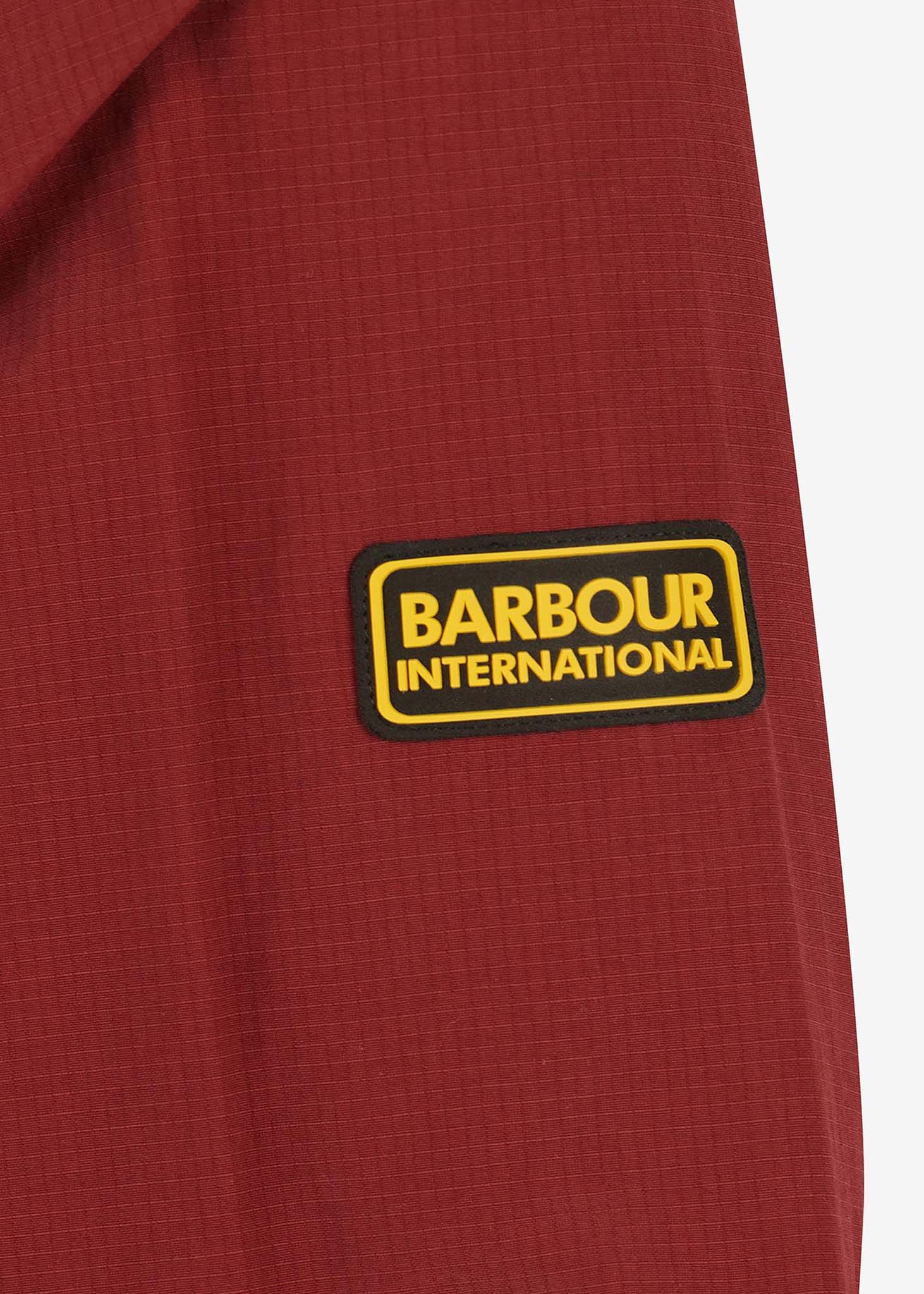 Barbour International Jassen  Orbit pop over - wine 