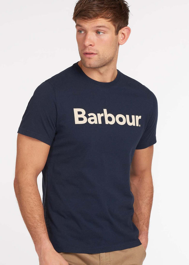 Barbour T-shirts  Logo tee - new navy 
