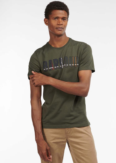 Barbour T-shirts  Wallace tee - forest 