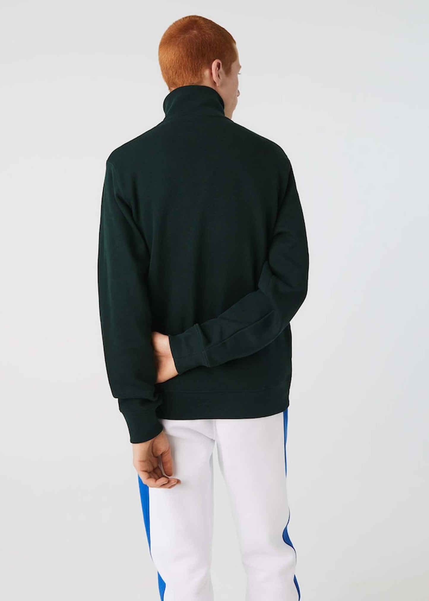 Lacoste Truien  Sweater half zip - sinople 
