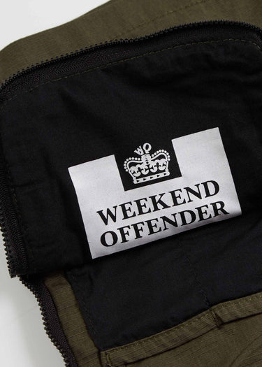 Weekend Offender Korte Broeken  Grace bay - dark army 