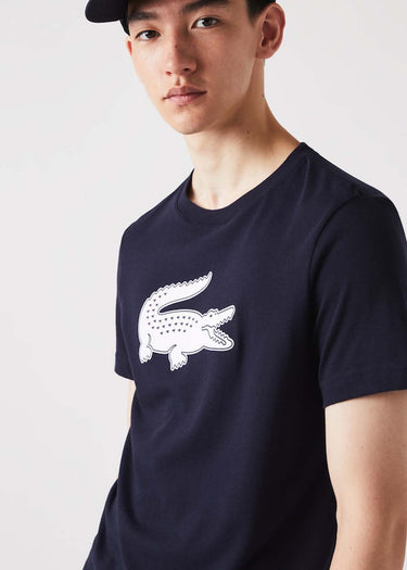 Lacoste T-shirts Lacoste logo t-shirt - navy blue white