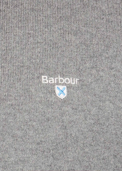 Barbour Truien  Essential cotton cashmere crew - grey marl 