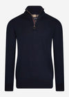 Barbour Truien  Tain half zip - navy 