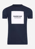 Barbour International T-shirts  Block tee - navy 