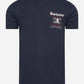 Barbour T-shirts  Reed tee - navy 