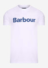 Barbour T-shirts  Logo tee - white 