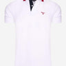 Barbour Polo's  Hawkeswater tipped polo - white red blue 
