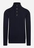 Barbour Truien  Patch half zip - navy 