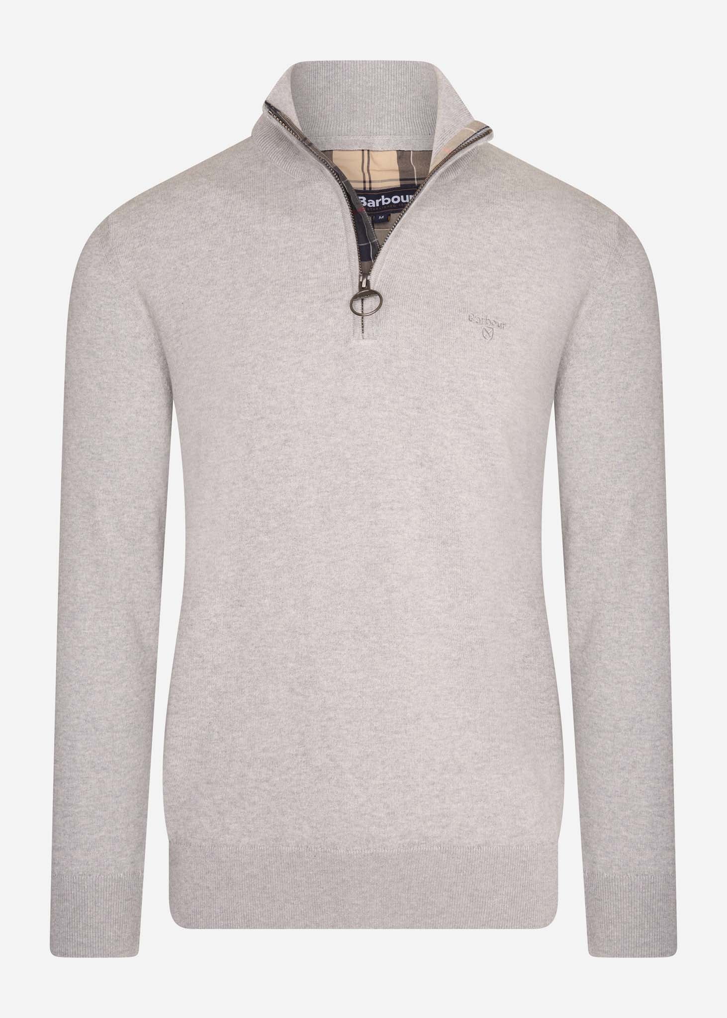 Barbour Truien  Tain half zip - grey marl 