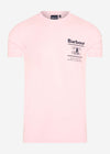 Barbour T-shirts  Chanonry tee - chalk pink 